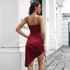 Damenmode Kurzes Kleid Sexy Hosenträger Damen Ärmellose Clubwear Party Rückenfreie Kleider