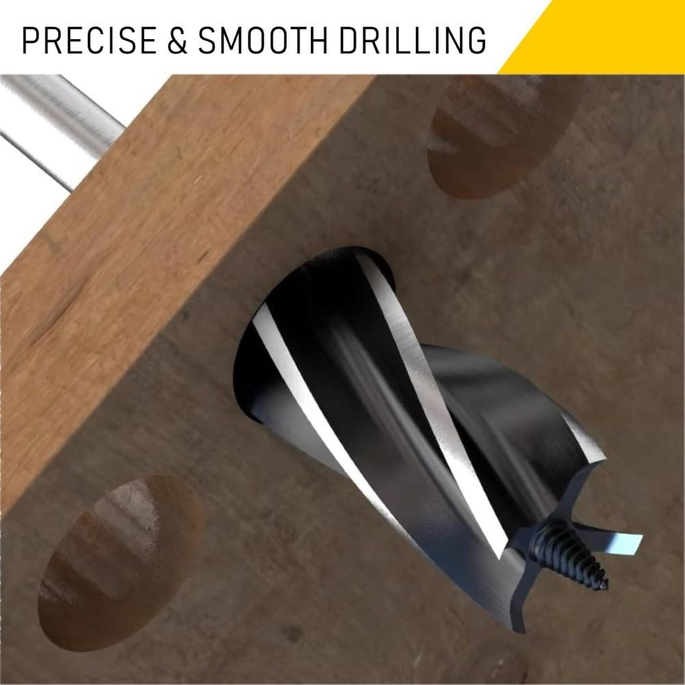 1pcs /2pcs High Carbon Steel Auger Drill Bit Four-Edge Woodworking Drill Bit  For Carpenter