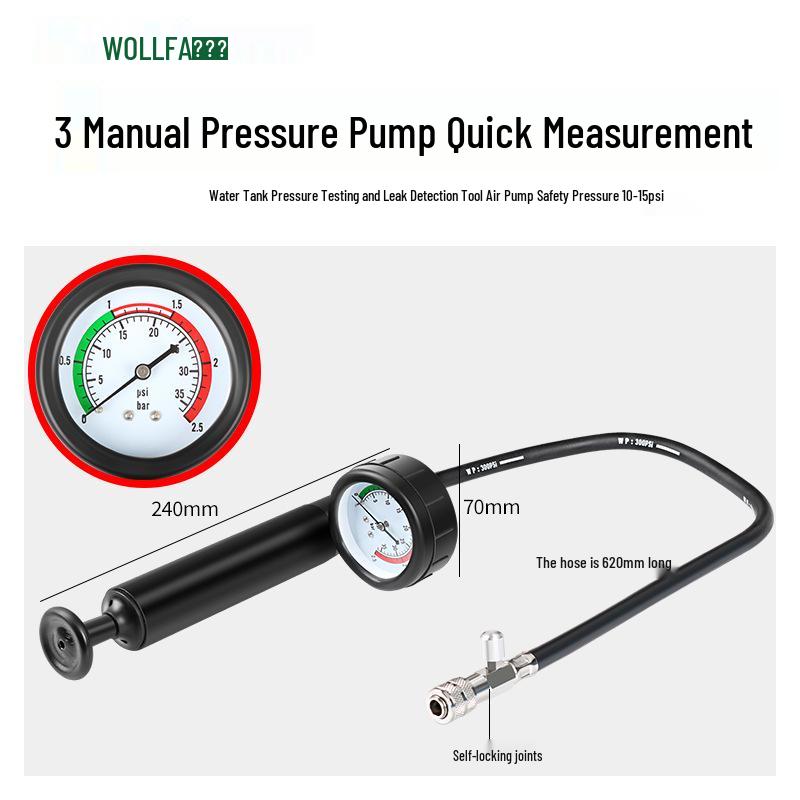 Car Radiator Pressure & Leak Detection Tool Set for Antifreeze Replacement