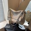 Vintage Large Capacity Denim Tote Bags for Women Shoulder Bags Versatile Chain Casual Large Bag Shopping Bags Bolsos De Mujer