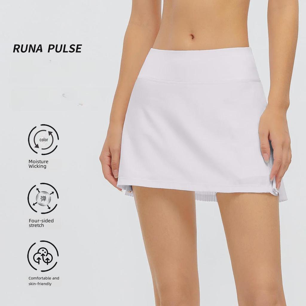 Damen Schnelltrocknender Plissierter Tennisrock-Shorts