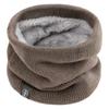 Unisex Fleece-Lined Winter Neck Gaiter: Thickened, Knitted, Versatile Pullover Scarf and Face Mask for Outdoor Cycling