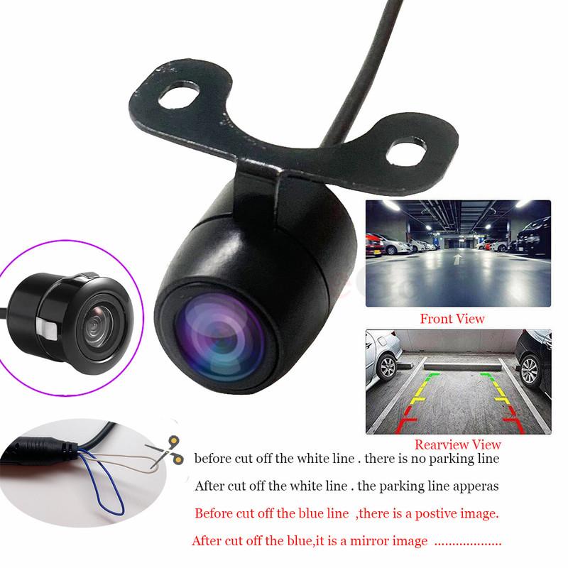 Car Backup CCD Front Rear View Camera 170 Degree Wide Angle Waterproof Without Guide Line Auto Parking Sensor System