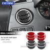 Soft Carbon Fiber Sticker For Suzuki Swift Sport 2005 2006 2007 2008 2009 2010 Center Console Side Air Outlet Car Accessories