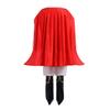 Kids Jester Costume with Red Cape and Scepter, 7-8 Years, Multicolor, Halloween Party Outfit
