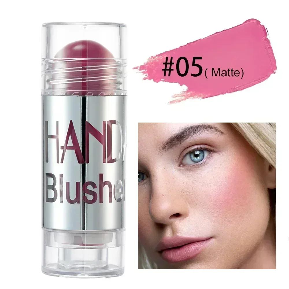 HANDAIYAN 12 Color Matte Blush Natural Brightens Popular Highlight Waterproof Moisturize Lasting Contour Stick Fashion Cosmetics