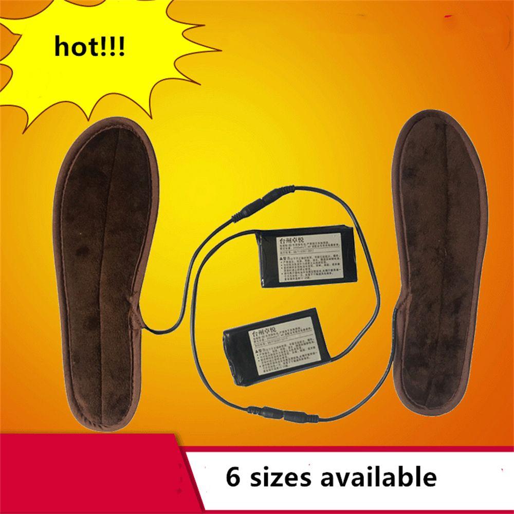 Heating Insoles Sports Outdoor Feet Warm Sock Foot Warming Pad Washable USB Heated Shoe Insoles