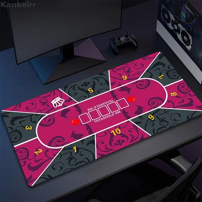 50x100cm Professional Poker Mat Texas Holdem Pokers Tablecloth Portable Rubber Waterproof Poker Table Cover Board Desk Game Mat