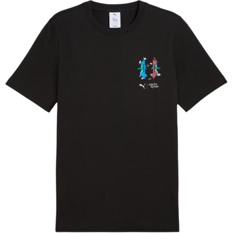 

Puma X Squid Game Collaboration SS25 Round Neck Fashion Comfortable Short Sleeve T-Shirt Men T-Shirts 630706-01 XS
