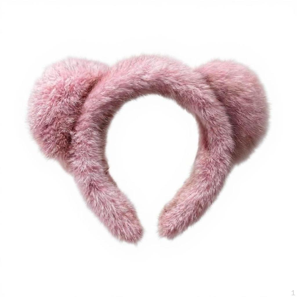 Cute creature Ear Headband, furry Hairband, Random Design, For Girls other Black