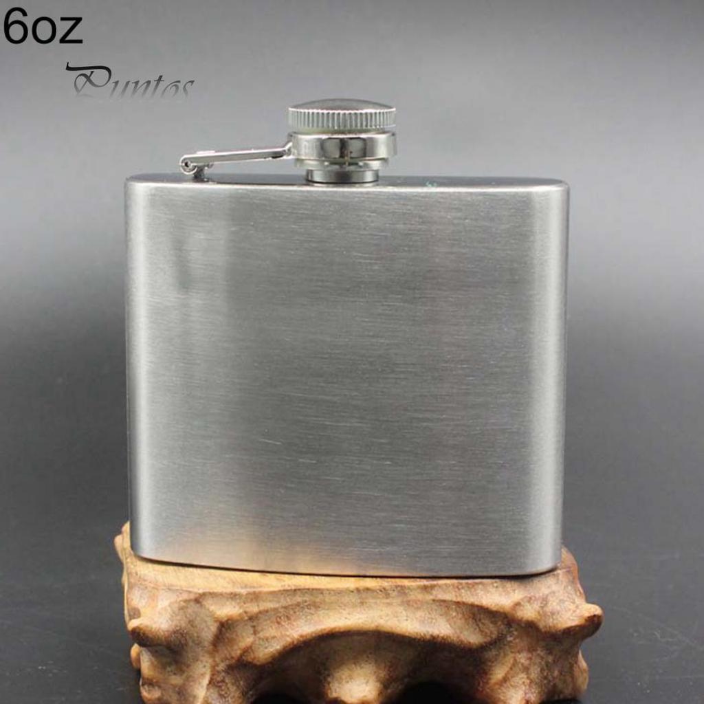 4 5 6 7 8 10 Oz Vodka Whiskey Alcohol Hip Flask Cap Funnel