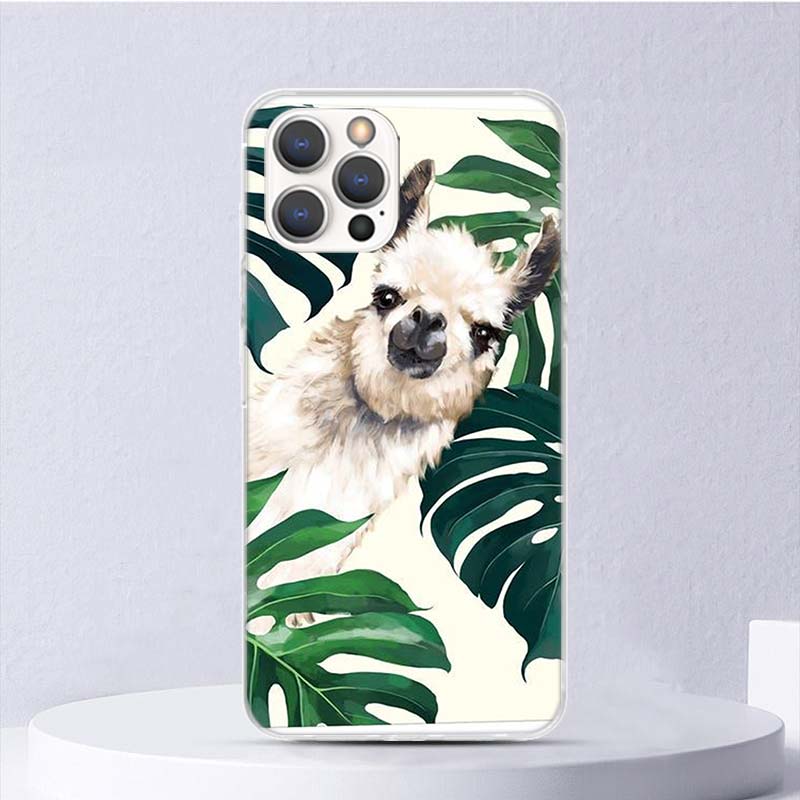 

Lama Llama Alpacas Soft Case For iPhone 16 17 Air 16E 15 Plus 11 12 13 Mini 14 Pro Max Phone Cover Apple 7 8 SE Coque Funda 16 1 iPhone 13