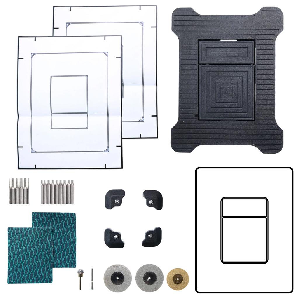 Invisible Push Plate Magnetic Attachment Tiled Actuator