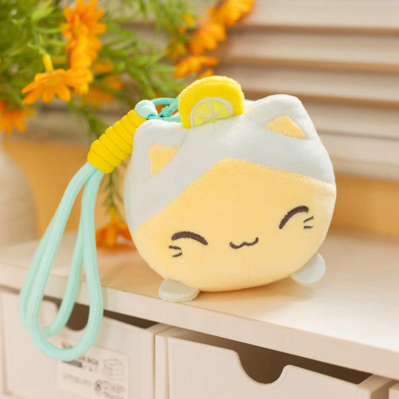 12cm Kawaii Katze Stofftier Katze Plüschtiere Rosa Pfirsichfarbene Katze Weiche Puppen Niedliches Plüschtier Geschenke Für Freundinnen 12cm pendent