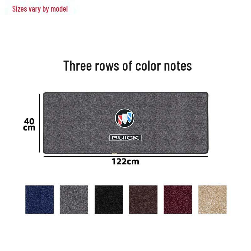 Buick GL8 Land Shang Middle Row Carpet Floor Mats - Custom Interior Wooden Foot Pads