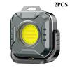 1/2/3PCS New outdoor mini portable camping light with magnetic function COB keychain light emergency maintenance lighting