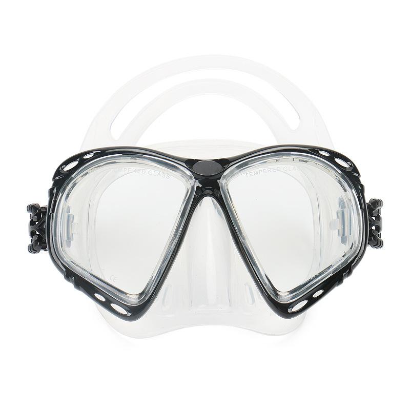 Diving Goggles Tempered Glass Lenses, Adult Snorkeling Masks