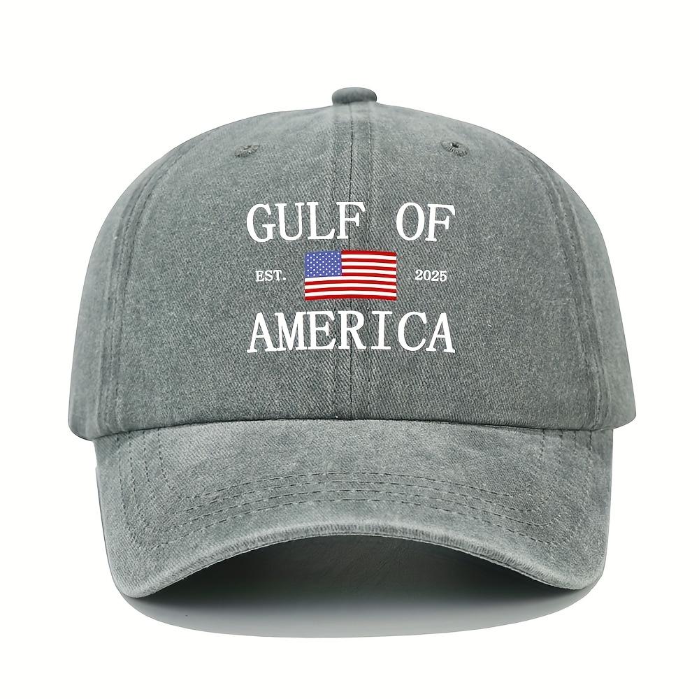 American Bay Adjustable Unisex Baseball Cap Patriotic USA Flag with of Mexico Map Outline EST 2025