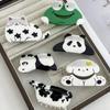 Cow Panda Hair Claw Cat Acetic Acid Hair Claw Simple Animal Claw Clip  Ladies