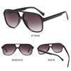 Fashion Vintage Retro 70s Sunglasses for Women Men Classic Large Square Frame Trendy Multicolor