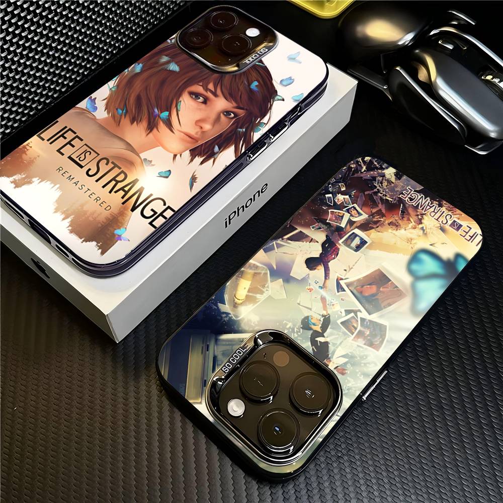 Game Anime Life Is S-Strange Cute Phone Case For IPhone 17 16 15 14 13 12 11 Pro Max Plus Color Silver Cover