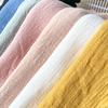 60x45CM Summer Crepe Slub Fashion Thin Linen Cotton Fabric Eco-friendly Soft Breathable DIY Handmade Sewing Craft Making Clothes