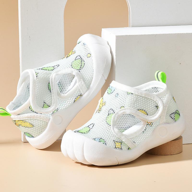 Sommer Dünne Baby Lauflernschuhe Cartoon Anti-Kollision Mesh Schuhe Rutschfest Verschleißfest für Kleinkinder 0-3 Jahre