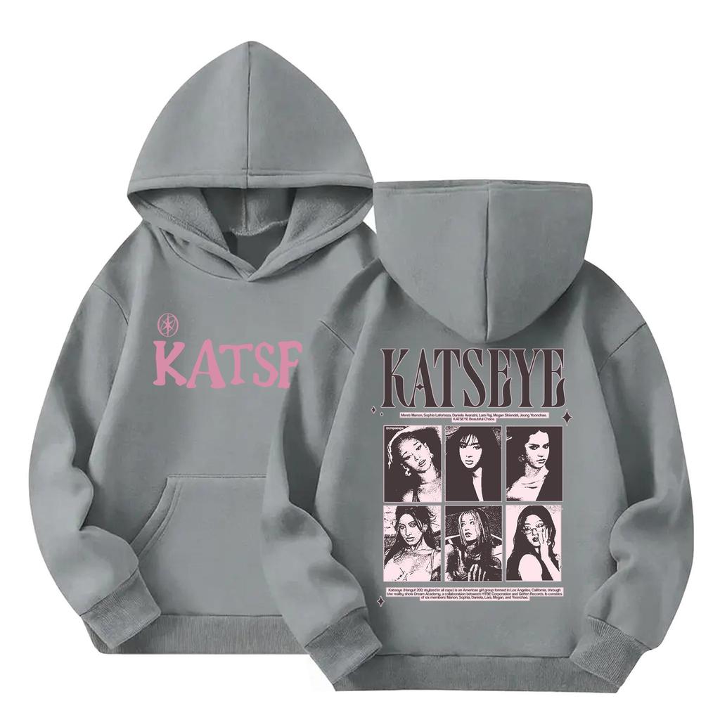 Kids Pullover Hoodie with Letter Print Long Sleeve Sweatshirt for Casual Everyday Wear