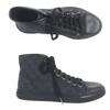 Ausgezeichnete GUCCI High-Top-Sneaker schwarzes Canvas Herren 6,5 426188 Gebraucht