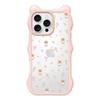 Full Screen Floral Bear iPhone15promax Cute Cat Ears Huawei Apple 14 Pro Mobile Phone Case New