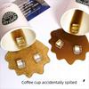1Pc Overturned Coffee Cup Prank Phone Stand, Plastic Prank Toy, A Must-Have For Lazy People, Home Decoration Ornament.