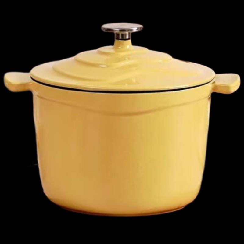 Gui.Heqi Enamel Cast Iron Micro-Pressure Stew Pot
