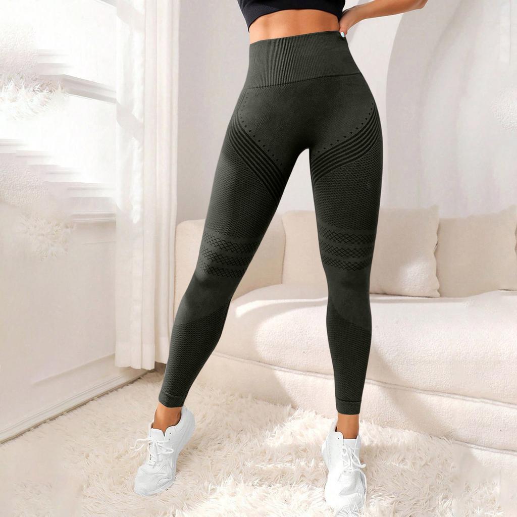 High Waist Seamless Leggings for Women Butt Lifting Tummy Control Breathable Quick Dry Yoga Pants Stretch Fitness Tights