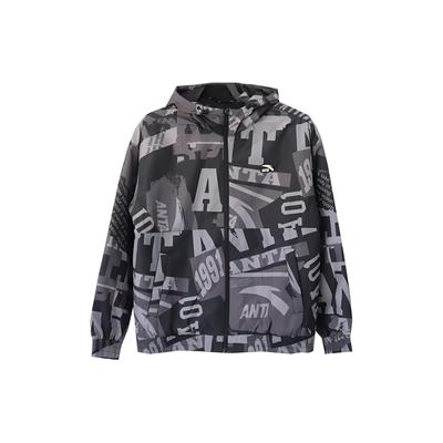 Sports Lifestyle Series Hooded Loose Warm Thick Casual Cotton Jacket Men Jacket Basic-Black 152148810-2