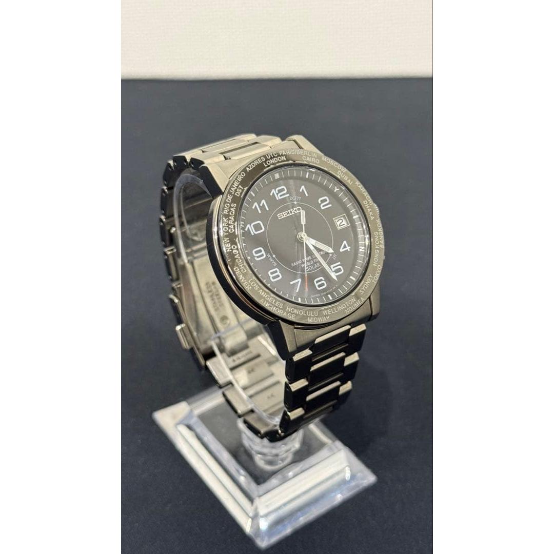 Used SEIKO 7B25-0AD0 Working product Radio solar