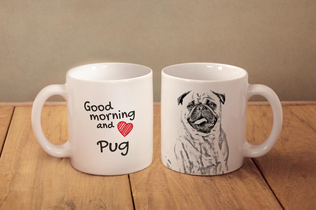 Pug - cup with a dog, personalized cup with a print, a classic gift for everyone from the Art-Dog brand