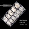 550Pcs/box Acrylic French Nail Art Decor Fake Artificial Foot Tips Toe Nails Tips False Toe Nails