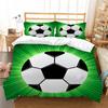 Bed Set Sports Style Duvet Cover Set Soccer Printed Quilt Cover Set Teens King Queen Size Bedding Fashion Cover Suit Luxury Bedding Cover
