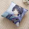 Wanderer Genshin Impact Cushion Cover Silky Short Plush Invisible Zipper Dustproof Sofa Pillow Case For Home Decor