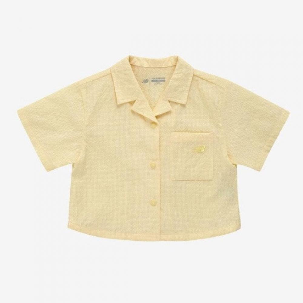 

New Balance Kids Seersucker Crop Shirt Nk9af2606g 31 110/size