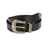 New Lady's Western Handsome Fashion Engraving Retro PU Belt Neutral Personality Trendy Women's Belt