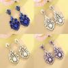 Geometric Alloy Drop Earrings For Women Fashion Statement Party Jewelry