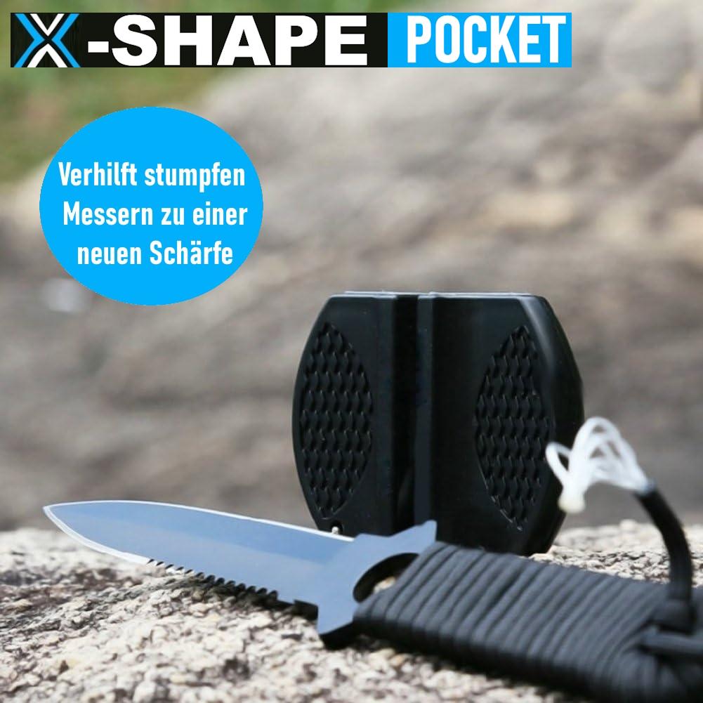 X-SHAPE POCKET Afilador de cuchillos profesional Afilador de cuchillos Afilado de cuchillos Sharper