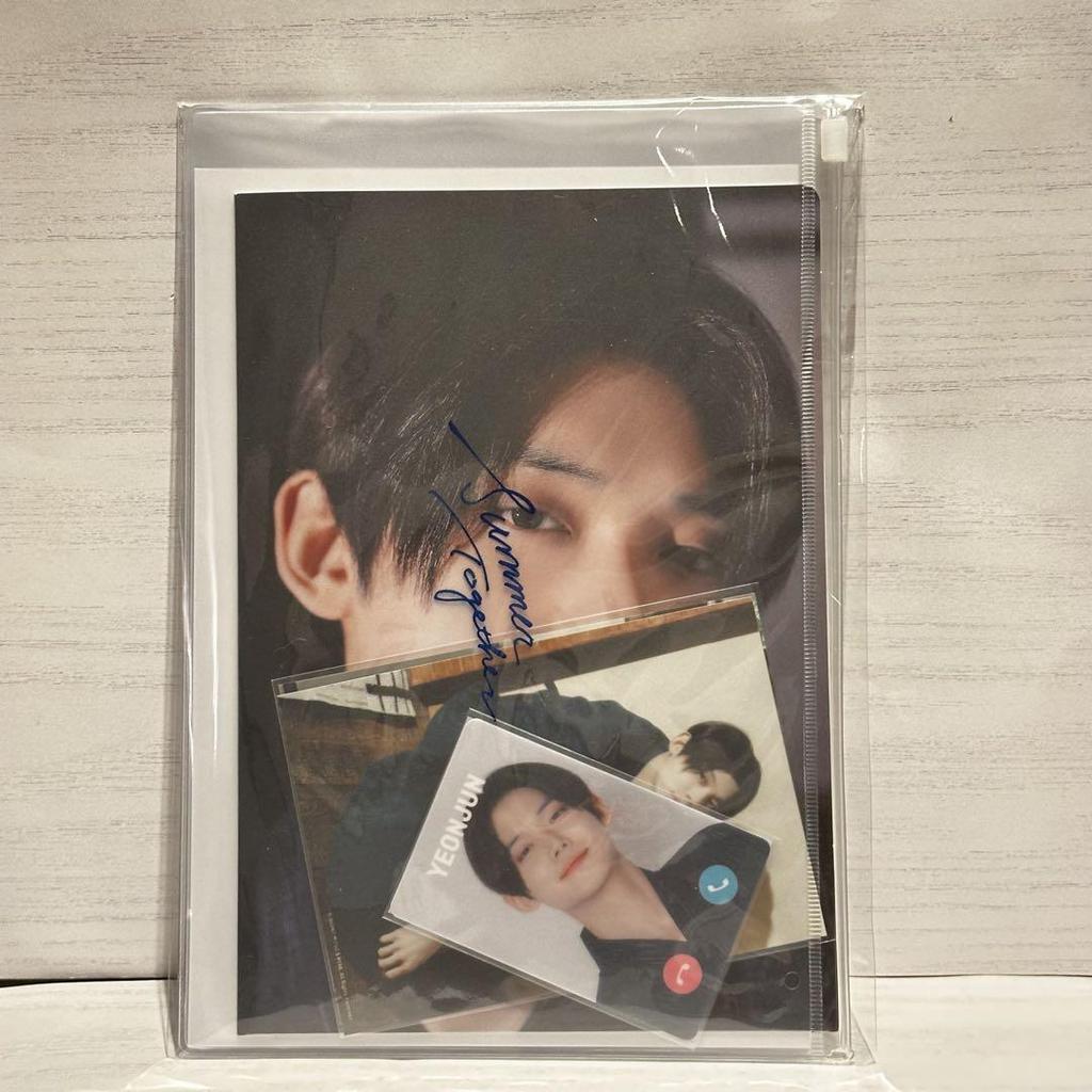 [USED] Official Sold Out TXT *Yeonjun* Summer Set with Moshi Moshi Card etc.
