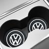 2Pcs Car Anti Slip Coaster Anti-noise Water Cup Pad Cushion Car Accessories For Volkswagen B5 B6 B7 T4 T5 Golf 4 5 6 7 Polo Passat Tiguan Jetta Gol