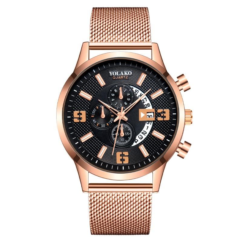 Men's Waterproof Luminous Running Alarm Clock Watch