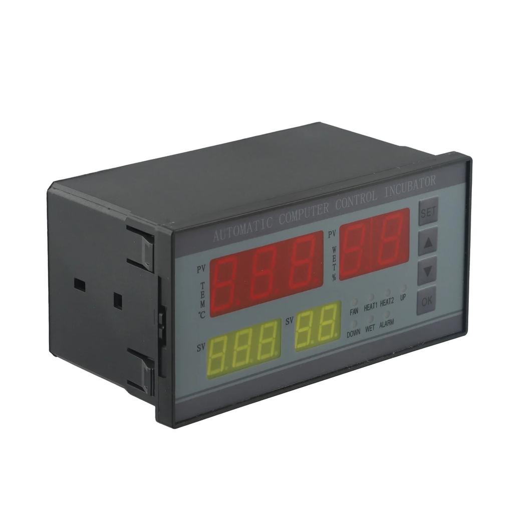 Thermostat With Sensor Probe Black XM-18 Incubator Controller Humidity Display Range 0-99 RH User-friendly Design