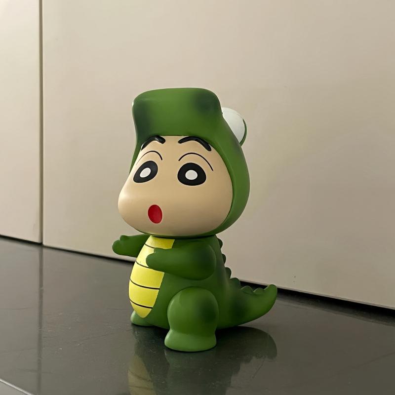 

Latest Crayon Shin Chan Anime Animation Crocodile Desktop Car Case Ornament Decoration Figurine Best Present Toy