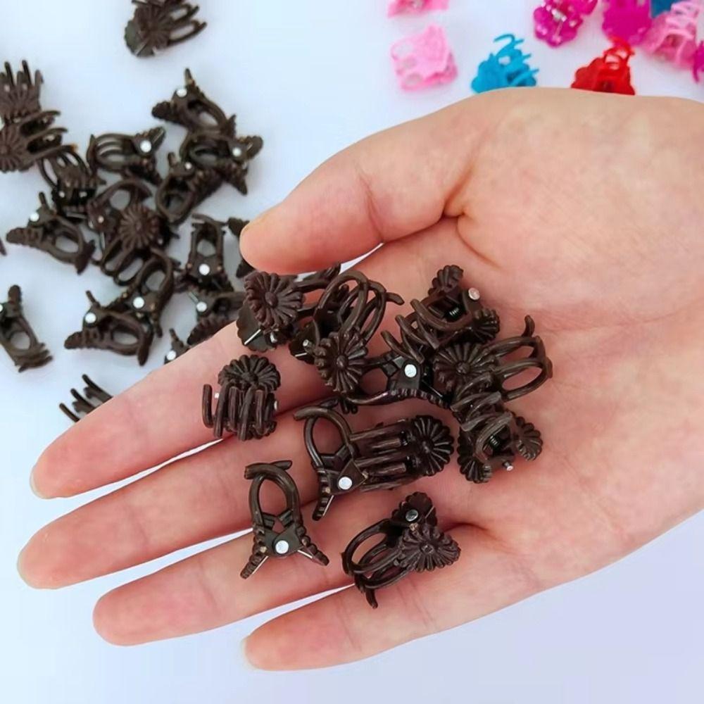 50Pcs Reusable Plant Fix Clips Orchid Shaped Garden Plant Clips  Garden Rattan Planting Accessories