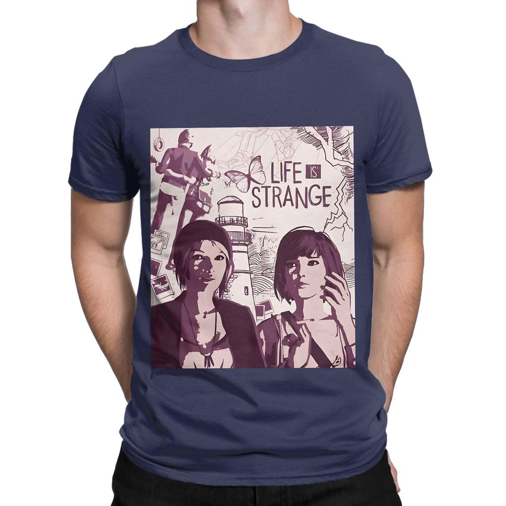 Life is strange purple Funny Graphic 100 Cotton TShirt Life Is Strange Tees Tops For Unisex